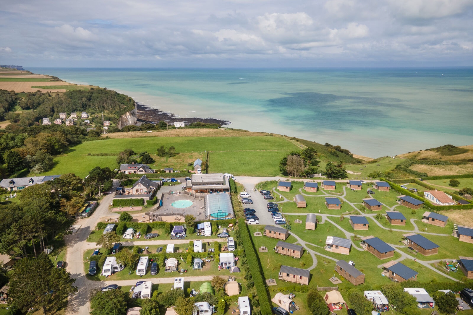 Camping Huttopia Les Falaises - Normandie - Frankrijk